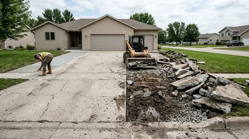 Concrete Removal & Replacement Fargo